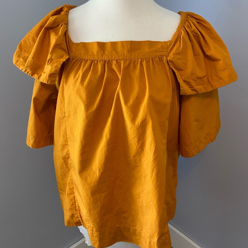 Toast short sleeve blouse Marigold sz 18